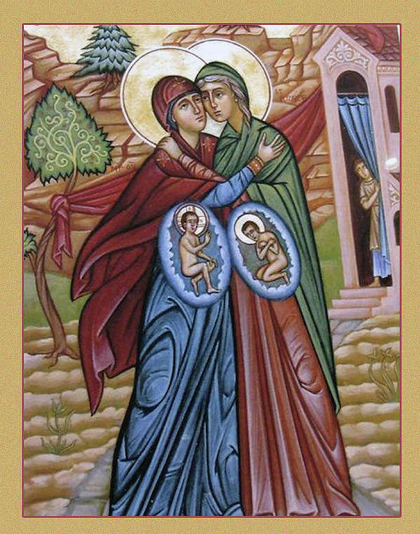 The Visitation Icon by Samuel Epperly