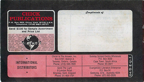 Back Cover of #002 - A Demon's Nightmare