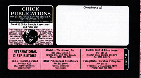 Back Cover of #006 - Somebody Goofed